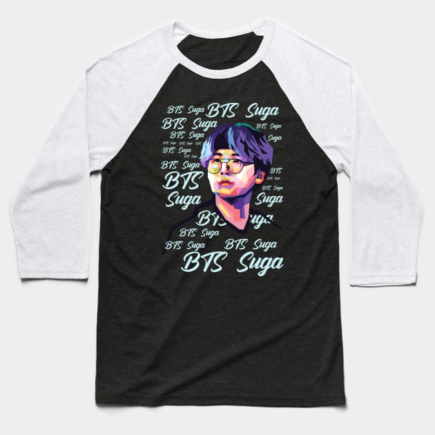 BTS Suga Baseball T-Shirt by Danwpap2